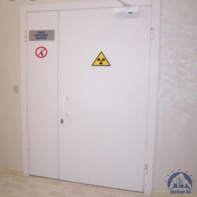 Рентгенозащитная алюминиевая дверь 1070х2080-1 мм купить  в Тюмени